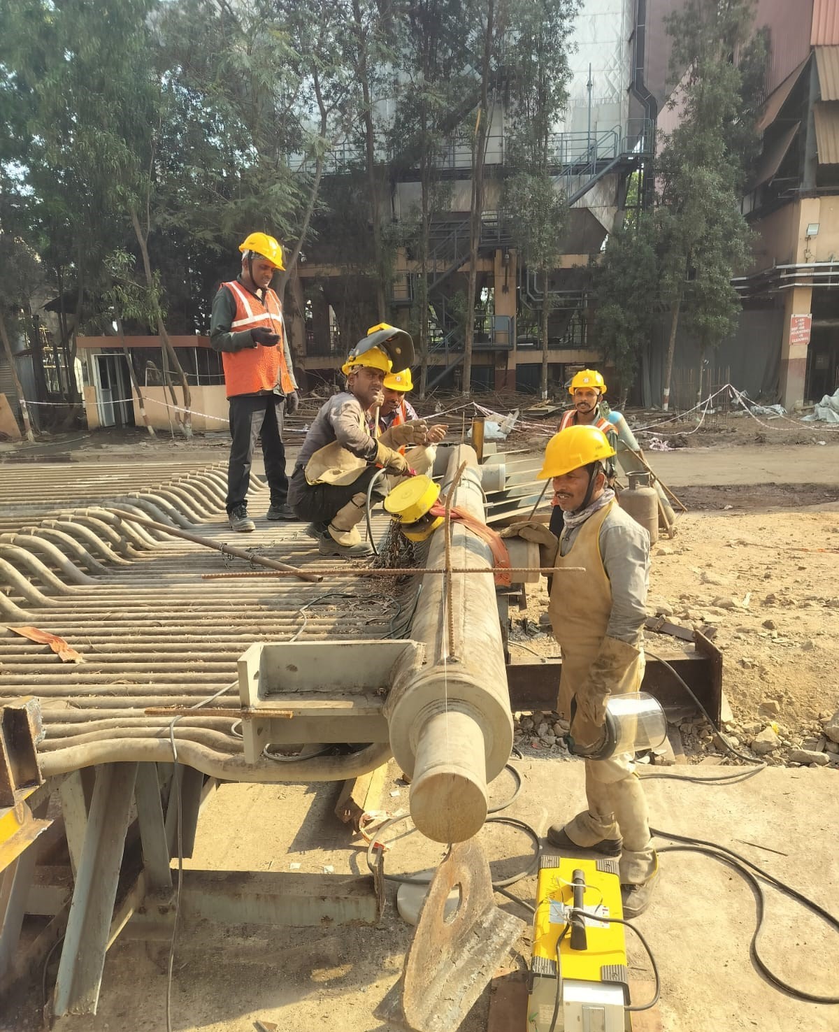 Site work - pressure vessel